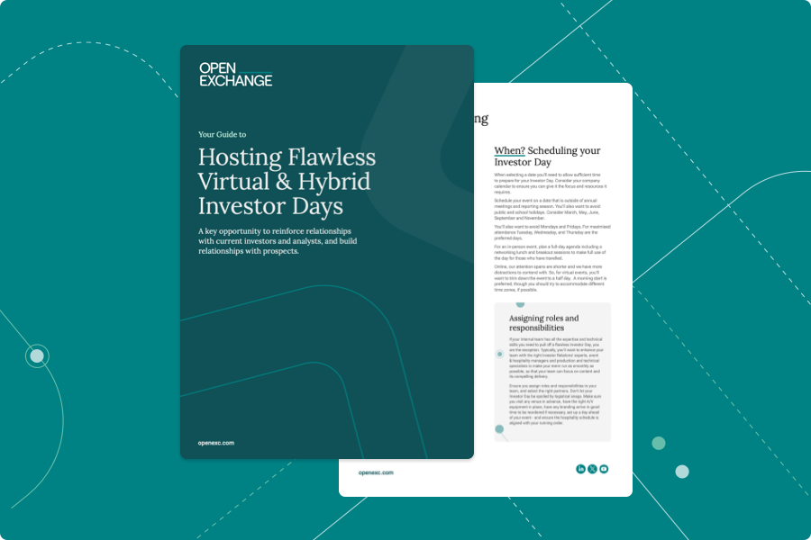 Your Guide to Hosting Flawless Virtual & Hybrid Investor Days